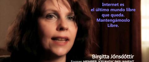 Mantengamos internet libre - Birgitta Jónsdóttir