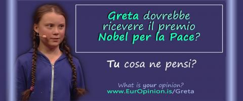 Premio Nobel per la pace per Greta?