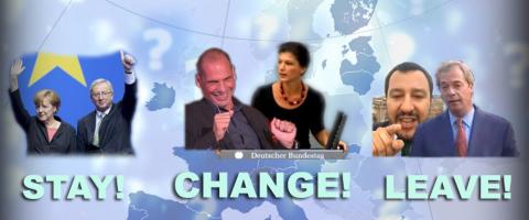 Euro conformism, criticism, scepticism: STAY - CHANGE - LEAVE Euro conformism, criticism, scepticism: STAY - CHANGE - LEAVE
