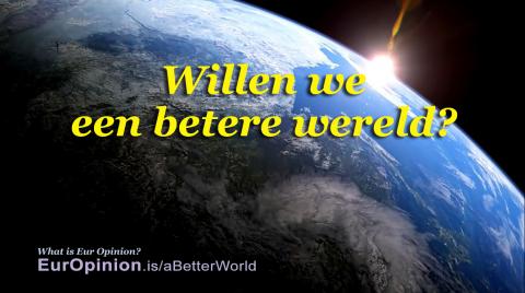 Willen we een betere wereld?