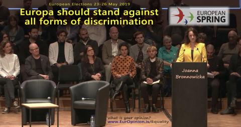 Europa should stand against discrimination