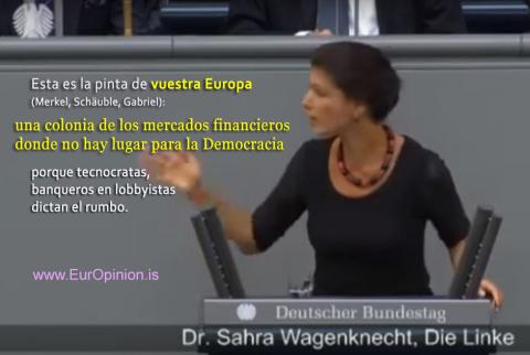 Sahra Wagenknecht - Así es VUESTRA EUROPA