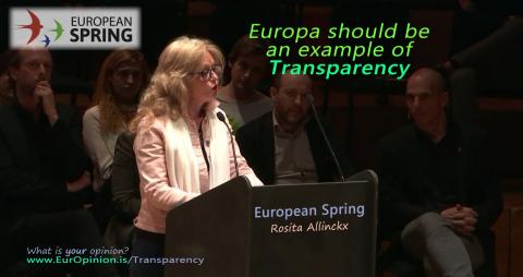 Does Europa need more transparency?