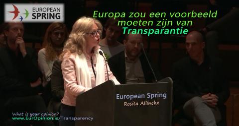 Heeft Europa meer transparantie nodig?