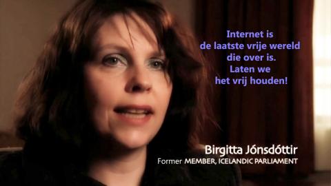 Internet vrij houden! - Birgitta Jónsdóttir