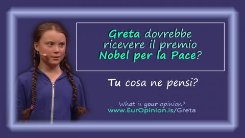 Premio Nobel per la pace per Greta?