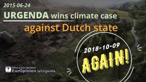 Urgenda wins climate case against Dutch state.