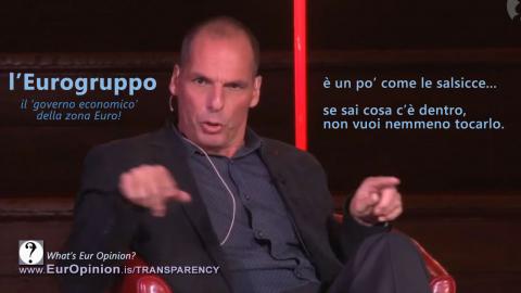 L'Eurogruppo... è un po' come le salsicce.